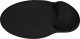 Podkładka V7 V7 MP03BLK, Black, Monochromatic, Memory foam, Rubber, Wrist rest, Non-slip base 4