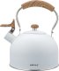KingHoff CZAJNIK 2,5L Z GWIZDKIEM KINGHOFF KH-1860 BIAŁY 10