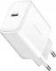 Ładowarka Joyroom Ładowarka Joyroom JR-TCF24 sieciowa USB-C PD 30W QC SFC - biała + kabel USB-C 1m 2