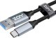 Kabel USB ZOY USB-A - USB-C 1 m Czarno-srebrny (ZCAC1) 1