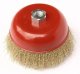 Geko Szczotka druciana czołowa mosiężna 125mm/5" M14(30) 5