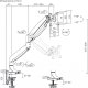 Art Uchwyt biurkowy 17" - 45" (L-35GD) 3
