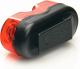 MacTronic Lampa rowerowa tylna bateryjna (2x AAA), 18 lm, WALL'E (L-BPM-2SL) 1