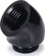 Alphacool Alphacool 45 Grad G1/4 Zoll AG auf G1/4 Zoll IG, schwarz 2