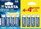Varta Varta LR6/4+4 Longlife POWER 4906 6