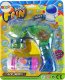 Wentylator LeanToys Pistolet Do Baniek Mydlanych Maszynka Niebieska 4