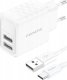 Ładowarka Foneng Ładowarka sieciowa Foneng EU53 2xUSB-A,  2,4A (Biała) 10