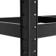 Funfit Regał metalowy magazynowy 180x90x40 cm czarny 10