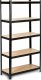 Funfit Regał metalowy magazynowy 180x90x40 cm czarny 4