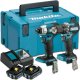 Zestaw narzędzi Makita ZESTAW COMBO LI-LON 18V LXT DDF487+DTD157 2*2.0AH 2
