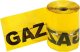 Weba Taśma ostrzegawcza z nadrukiem "GAZ", żółta 20cm x 100m (W950-01-0000-68) 2