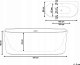 Wanna Beliani Wanna 170 cm x 80 cm czarna GOCTA 3