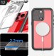 Alogy Etui do Apple iPhone 15 Pro Pancerne 360 case do Mag Safe wodoodporne Armor IP68 Alogy czarne 4