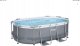 Bestway Basen naziemny Power Steel, owalny, 305x200x84 cm 2