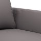 vidaXL Fotel, szary, 60 cm, obity sztuczną skórą 5