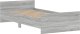 vidaXL Rama łóżka, szary dąb sonoma, 90x190cm, materiał drewnopochodny 3
