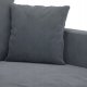 vidaXL Sofa 3-osobowa, ciemnoszara, 180 cm, obita aksamitem 4