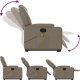 vidaXL Podnoszony fotel masujący, rozkładany, cappuccino 7