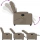vidaXL Podnoszony fotel masujący, rozkładany, cappuccino, ekoskóra 6