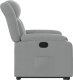 vidaXL Podnoszony fotel rozkładany, jasnoszary, obity tkaniną 10
