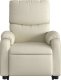 vidaXL Podnoszony fotel masujący, rozkładany, kremowy 9