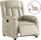 vidaXL Elektryczny fotel rozkładany, kremowy, obity sztuczną skórą 2