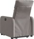 vidaXL Podnoszony fotel rozkładany, kolor taupe, obity tkaniną 5