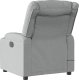 vidaXL Rozkładany fotel masujący, elektryczny, jasnoszary, tkanina 5