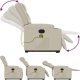 vidaXL Podnoszony fotel masujący, rozkładany, kremowy 7