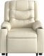 vidaXL Podnoszony fotel masujący, rozkładany, kremowy 9