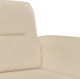 vidaXL 3-osobowa sofa, kremowa, 180 cm, tapicerowana mikrofibrą 6