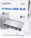 HUB USB LogiLink LogiLink USB 2.0 4-port HUB m. Netzteil Alu 6
