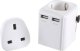 Lifeventure Adapter podróżny USB UK-World Travel Adaptor Uniwersalny 2