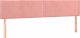 vidaXL Łóżko kontynentalne z materacem, różowe, 120x190 cm, aksamit 7