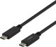 Kabel USB Deltaco USB-C do USB-C kabel 3m czarny 1