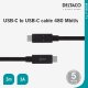 Kabel USB Deltaco USB-C do USB-C kabel 3m czarny 2