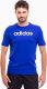 Adidas Koszulka męska adidas Essentials Single Jersey Linear Embroidered Logo niebieska IC9279 M 1