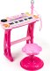 Multistore Keyboard organki pianinko z mikrofonem mp3 różowe 1