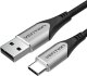 Kabel USB Vention Kabel USB 2.0 A do USB-C Vention CODHF 3A 1m szary 3
