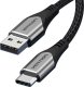 Kabel USB Vention Kabel USB 2.0 A do USB-C Vention CODHF 3A 1m szary 4
