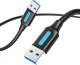 Kabel USB Vention Kabel USB 3.0 Vention CONBG 2A 1,5m czarny PVC 2