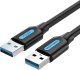 Kabel USB Vention Kabel USB 3.0 Vention CONBG 2A 1,5m czarny PVC 3