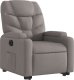 vidaXL Podnoszony fotel rozkładany, elektryczny, kolor taupe, tkanina 4