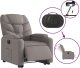 vidaXL Podnoszony fotel rozkładany, elektryczny, kolor taupe, tkanina 6
