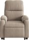 vidaXL Podnoszony fotel masujący, rozkładany, taupe, mikrofibra 8