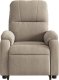vidaXL Podnoszony fotel masujący, rozkładany, taupe, mikrofibra 9