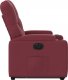 vidaXL Podnoszony fotel masujący, elektryczny, rozkładany, bordowy 10
