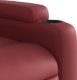 vidaXL Rozkładany fotel pionizujący, elektryczny, bordowy, ekoskóra 12