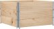 vidaXL Nadstawki paletowe, 3 szt., 100x100 cm, drewno sosnowe 4