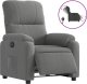 vidaXL Rozkładany fotel elektryczny, ciemnoszary, obity mikrofibrą 2